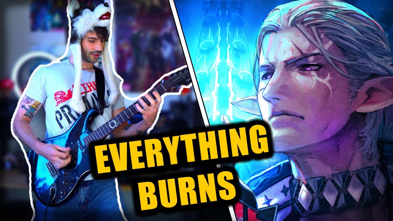 FFXIV - Everything Burns on Guitar ft. Studio Nicktendo