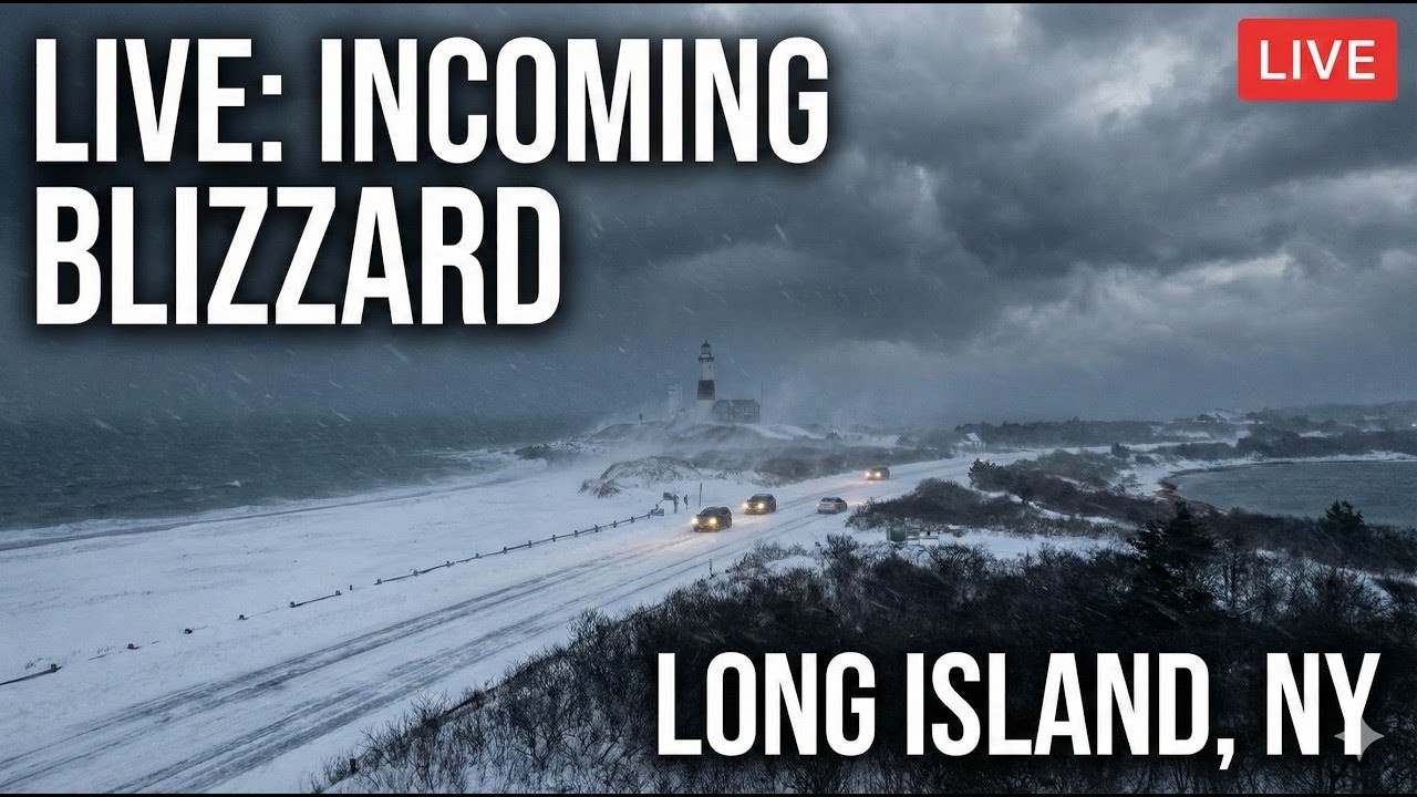 LIVE Blizzard on Long Island ❄️ Real-Time Snowstorm Cam Pt 3 | (A Disney Fan Survives the Weather)