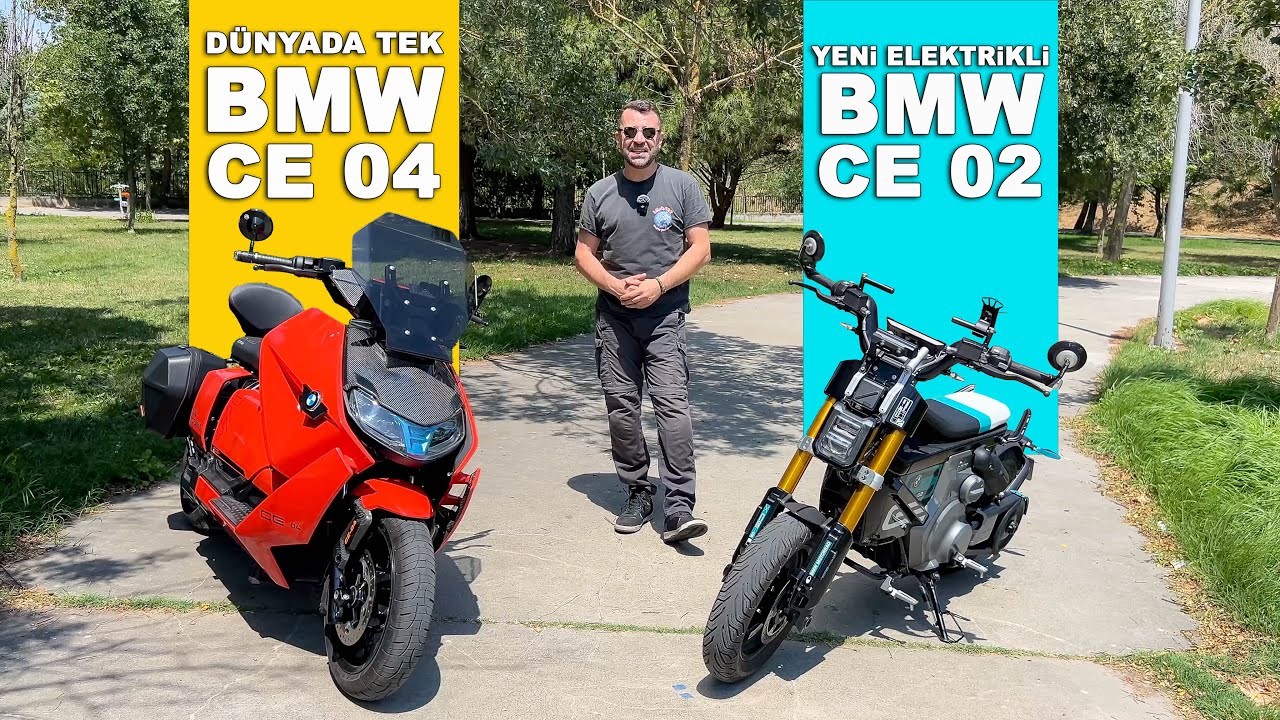 Elektrikli BMW Scooterlar / Biri Dünyada Tek Diğeri Yeni/ CE 04 ve 02