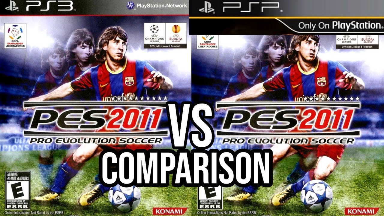 PES 2011 PS3 Vs PSP
