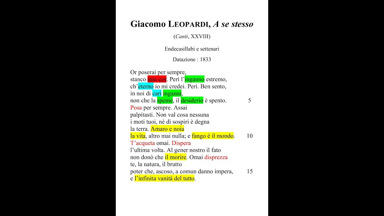 Giacomo Leopardi, 