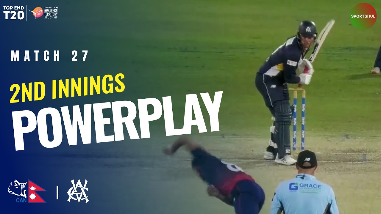 2nd Innings Powerplay | Nepal vs Victoria | Match 27 | Top End T20 2026 | ZP1J