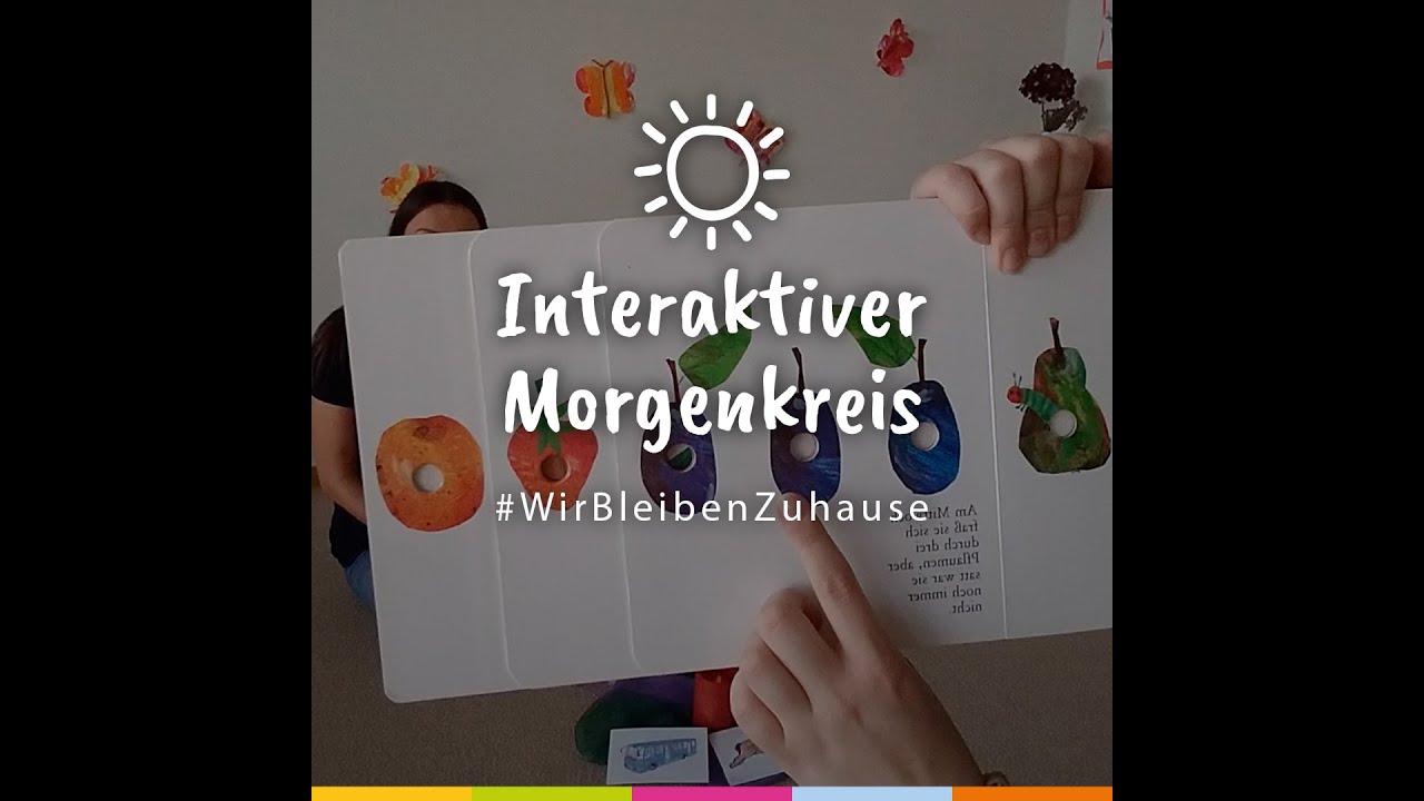 Interaktiver Morgenkreis: Die Raupe Nimmersatt