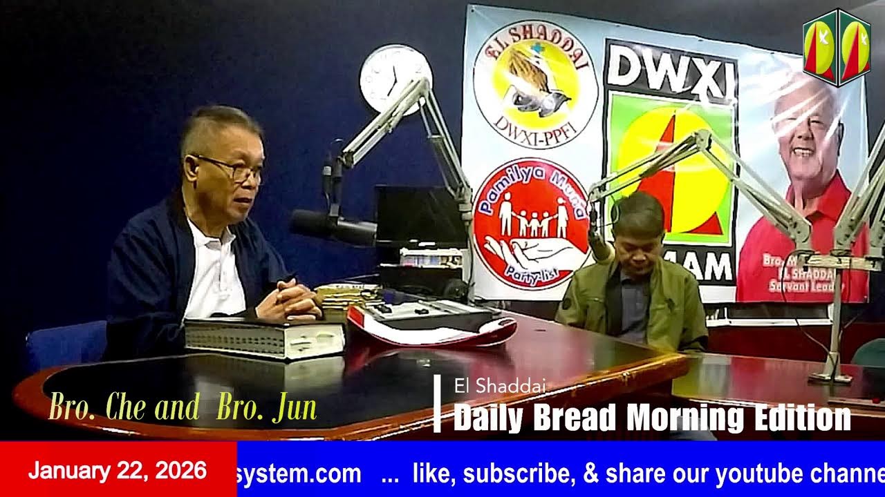 DWXI 1314 AM Live Streaming I Thursday (January 22, 2026) #dailybreadmorningedition