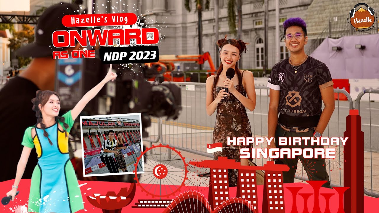 MY DEBUT NATIONAL DAY PARADE HOSTING! 第一次当国庆庆典的主持人！#NDP2023
