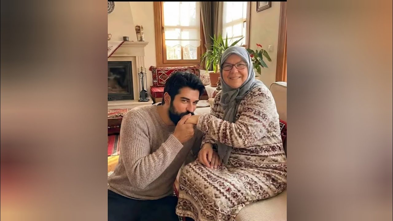 Burak Özçivit and Fahriye Evcen My mother