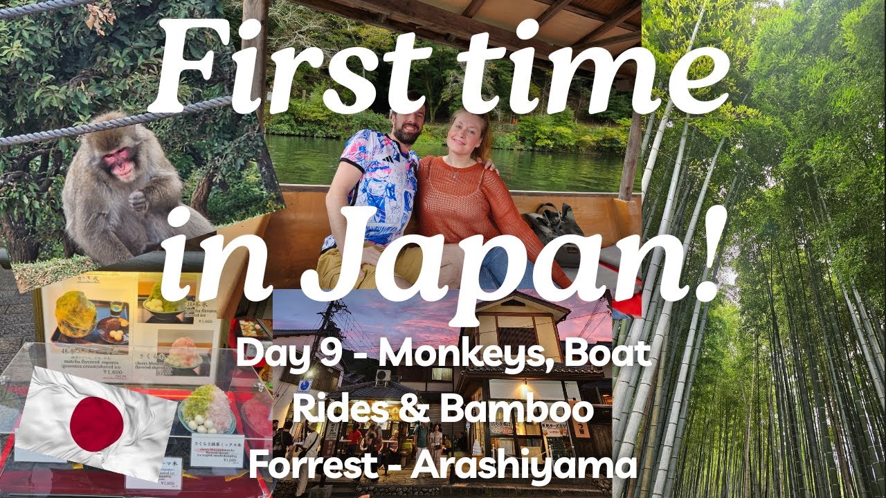 Episode 9 - Feeding the monkeys, Bamboo and exploring Arashiyama in Kyoto - First time in Japan
