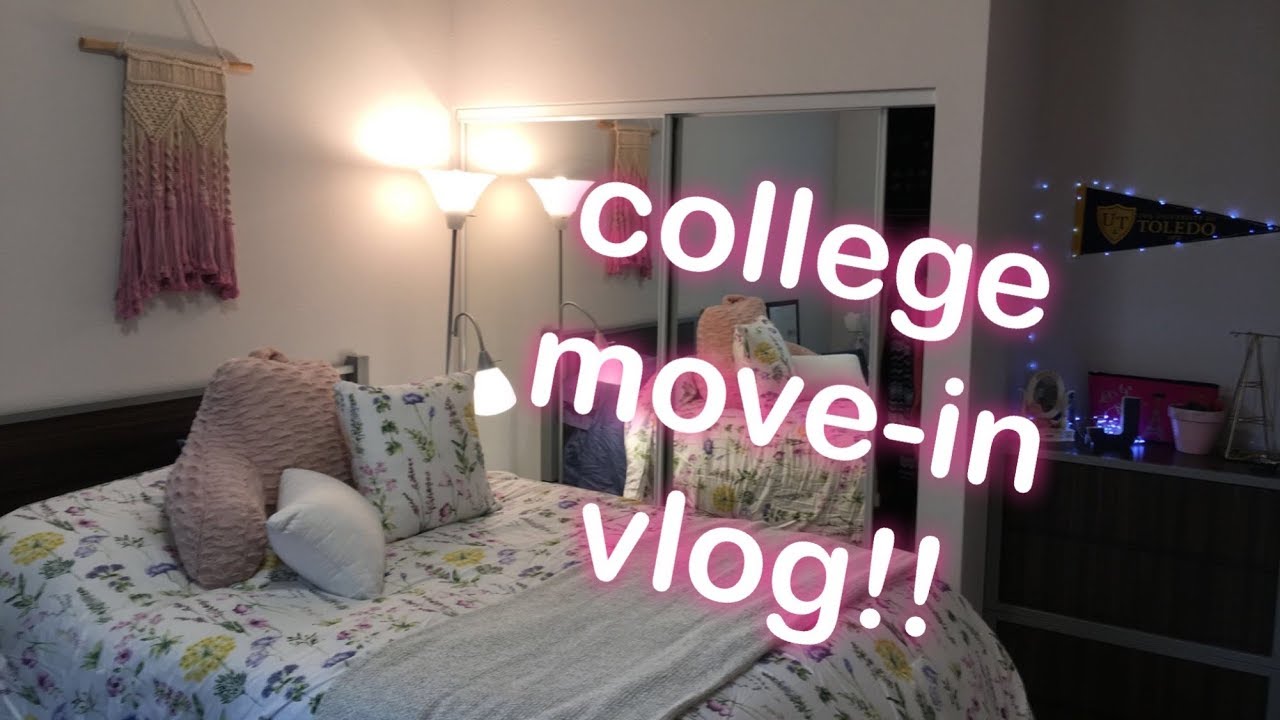 COLLEGE MOVE-IN VLOG 2018 | University of Toledo