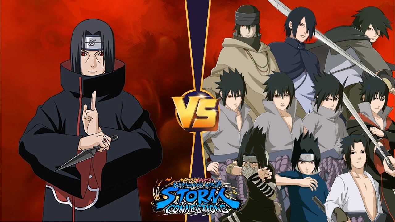 【Itachi Uchiha VS All Sasuke Uchiha Marathon battle】 NARUTO X BORUTO Ultimate STORM CONNECTIONS