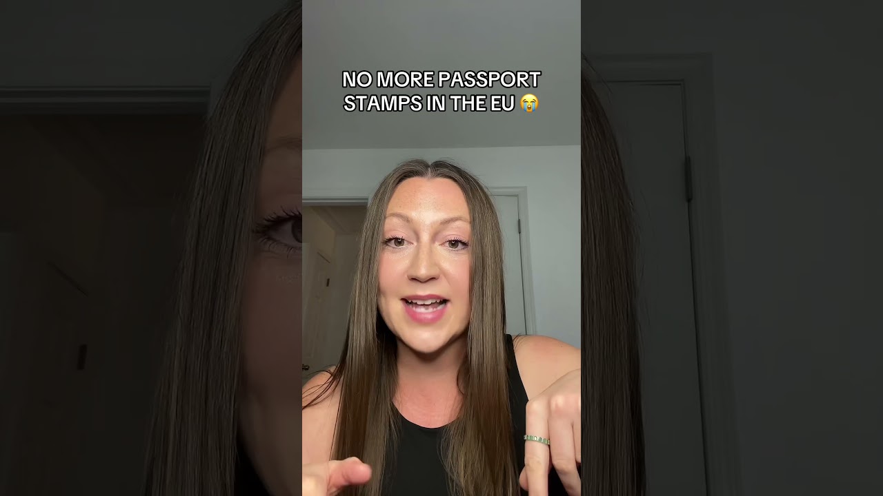 No more passport stamps in the EU - new EES system #europe #travel #eu #news #europetravel #passport