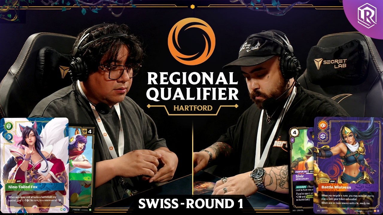 Ahri vs Sivir | Riftbound Regional Hartford - Round 1