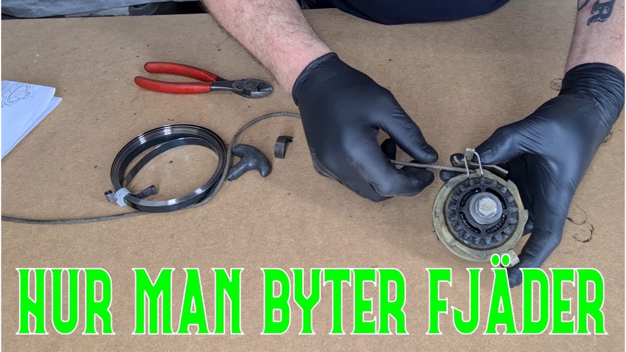 Hur man byter fjäder i Magnapullstart