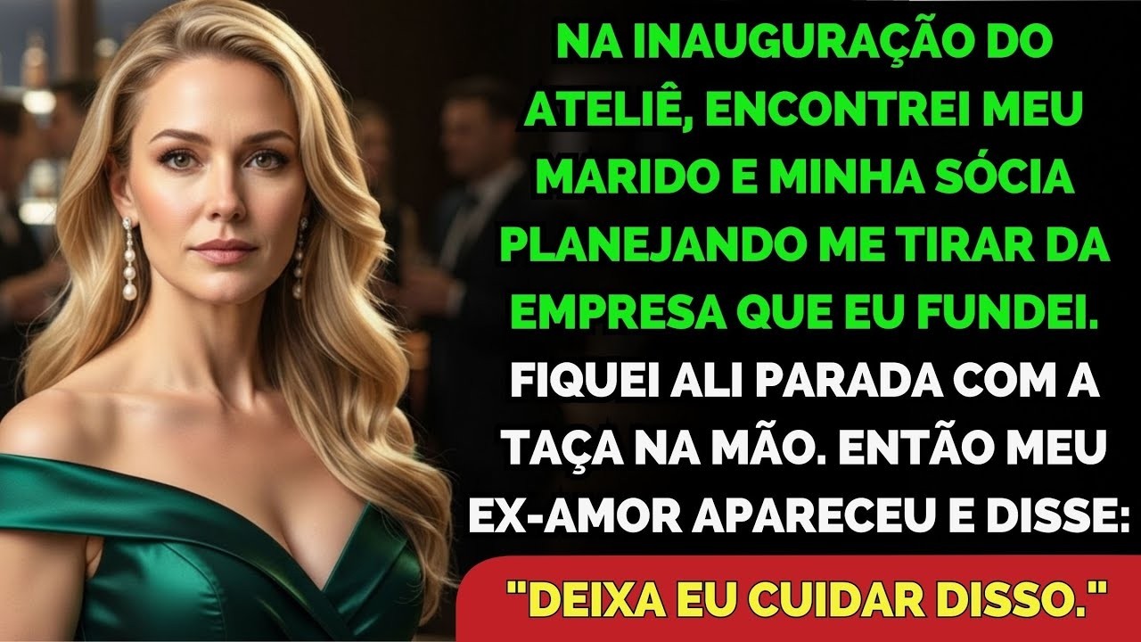 Na inauguração do meu ateliê, descobri meu marido e minha sócia planejando me roubar…