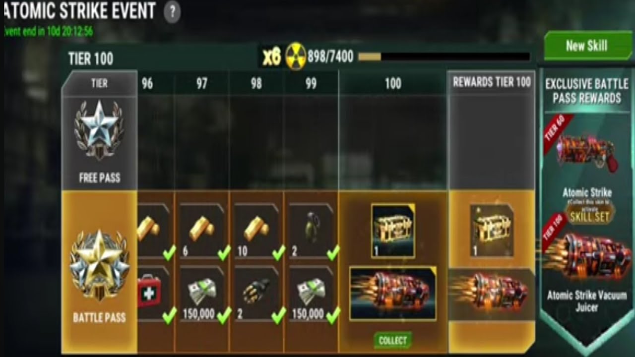 Dead Target Auto Strike Event Received All Rewards and Collect New Skins of Weapons