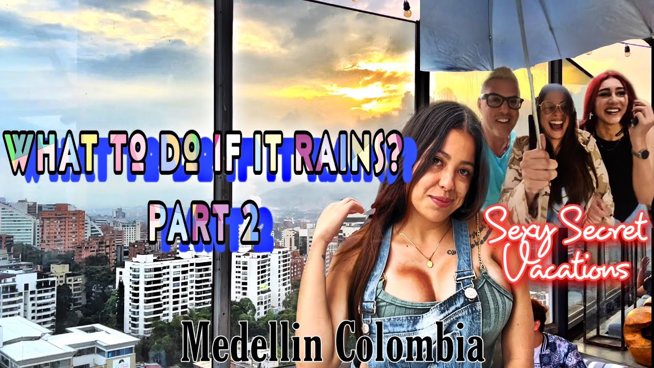 🇨🇴 Medellín Parque Lleras during the day? Envy Roof Top Bar Pool  Charlee Hotel