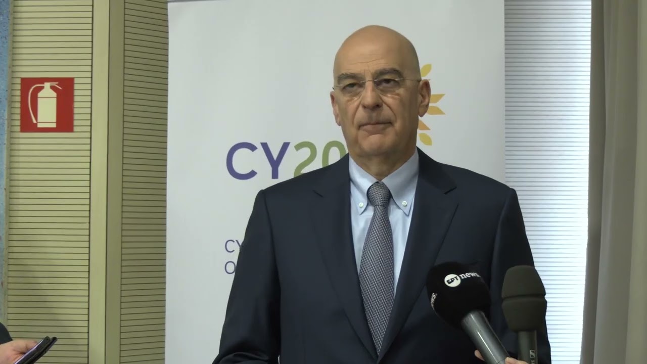 Δήλωση Νίκου Δένδια μετά το  πρόγευμα εργασίας με τους Πρέσβεις των Κρατών