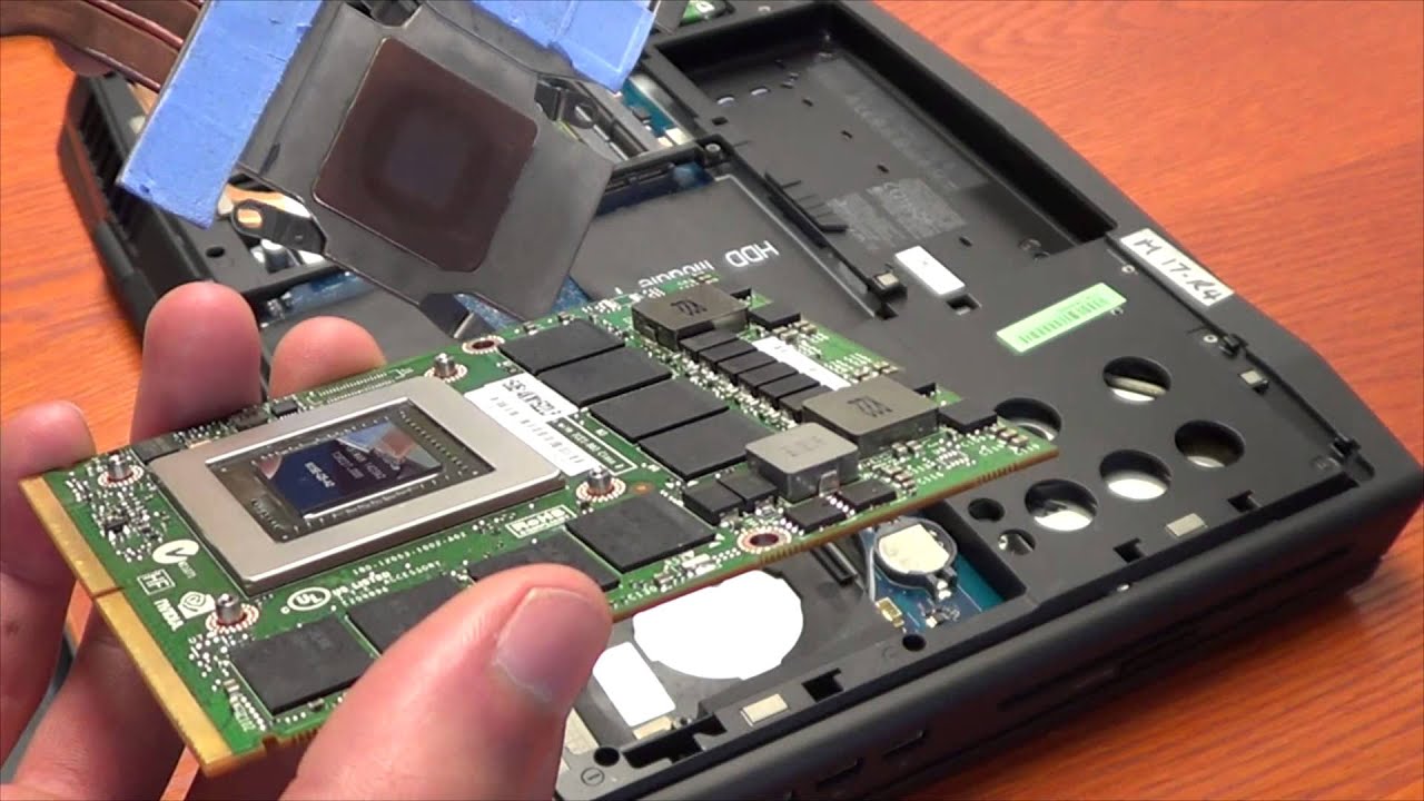 Alienware M17x R4 NVIDIA Quadro K5100M Upgrade Guide