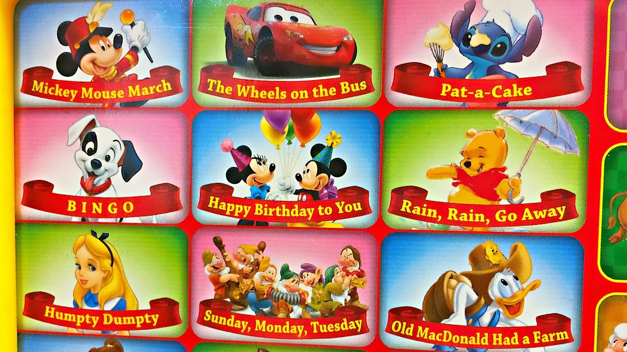 ディズニーのえいごのおうた English songs of the picture book Song of English Disney