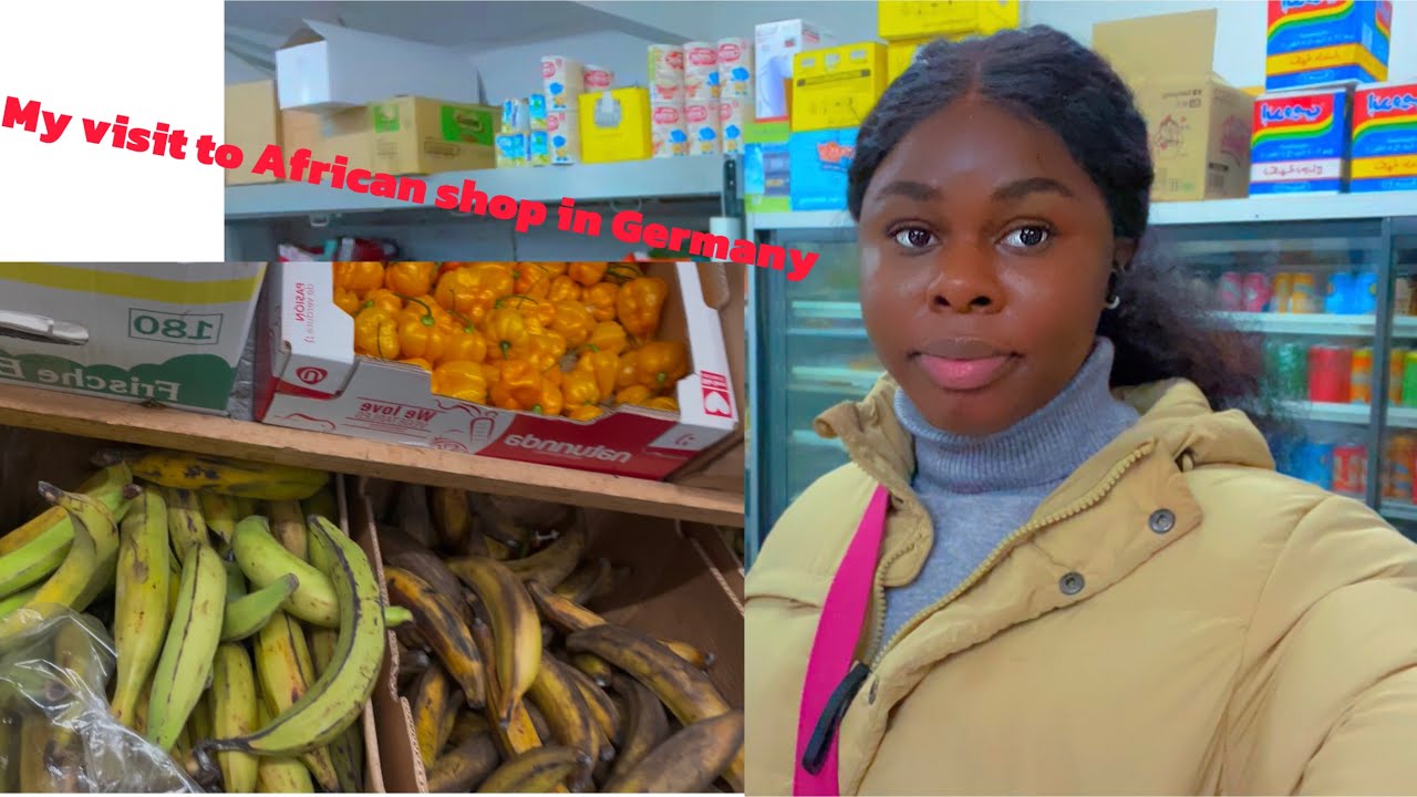 My visit to African shop in Germany 🇩🇪/ All African food