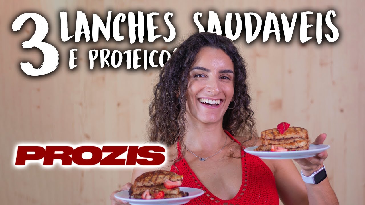 3 RECEITAS DE LANCHES OU PEQUENOS-ALMOÇOS SAUDÁVEIS COM PRODUTOS PROZIS - opções proteicas