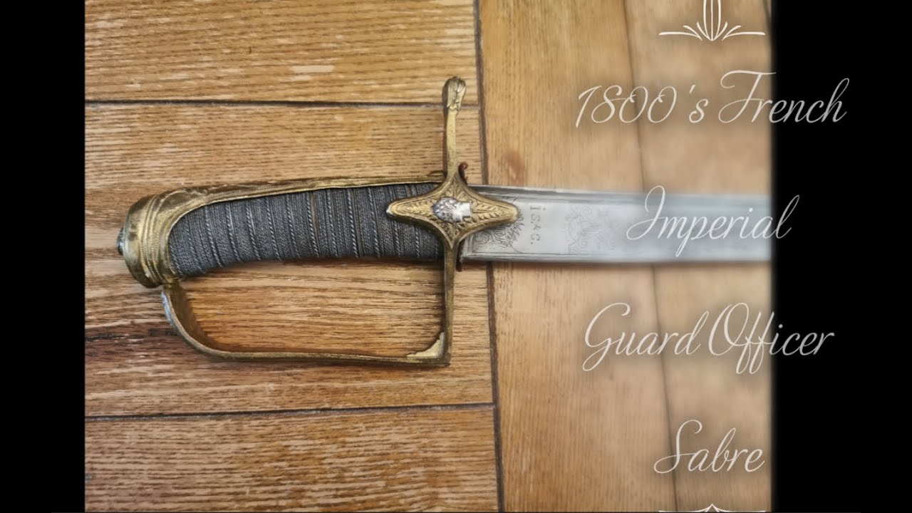 A French Imperial Guard Infantry Officer Sabre
