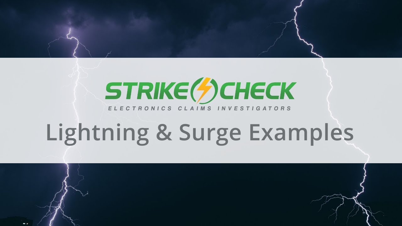 Lightning and Surge Damage Examples from Insurance Claims