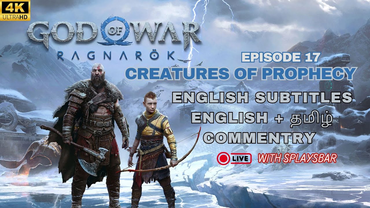 God of War Ragnarok Epi #17 | English & Tamil | Live Stream | Creatures of Prophecy