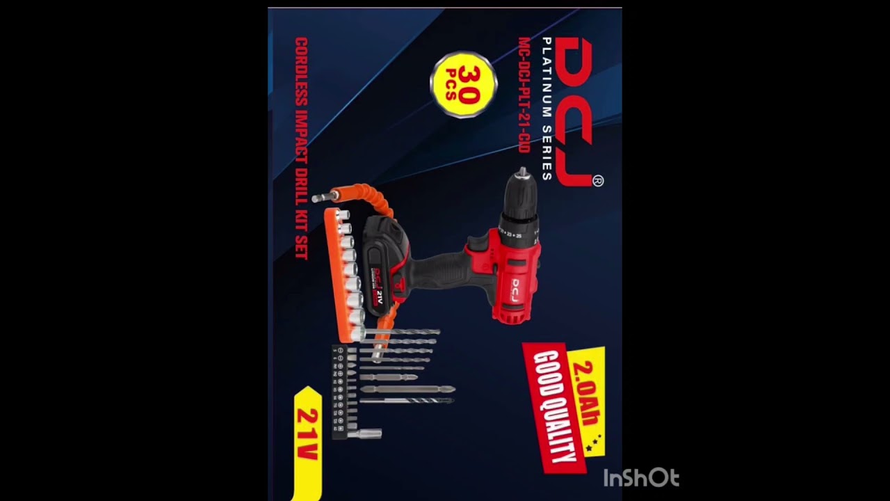 21V CORDLESS DRILL MACHINE DCJ PLT 2.0AH