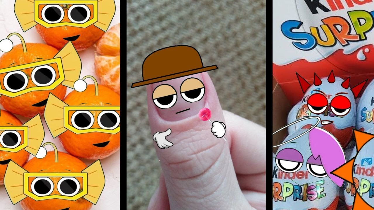 Talking food Sprunki and Objects. All Episode, Cupcakes. Anthropomorphic Video