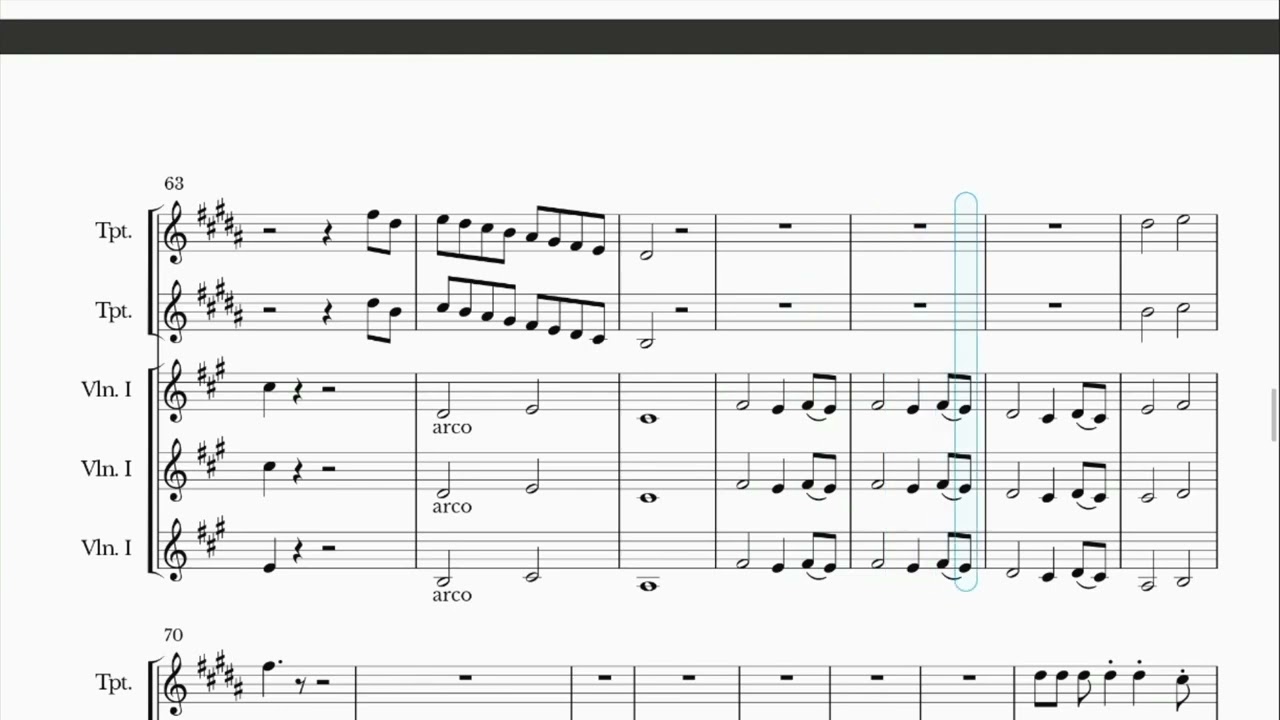 Lástima que seas ajena, Vicente Fernández, partitura para violín y trompeta