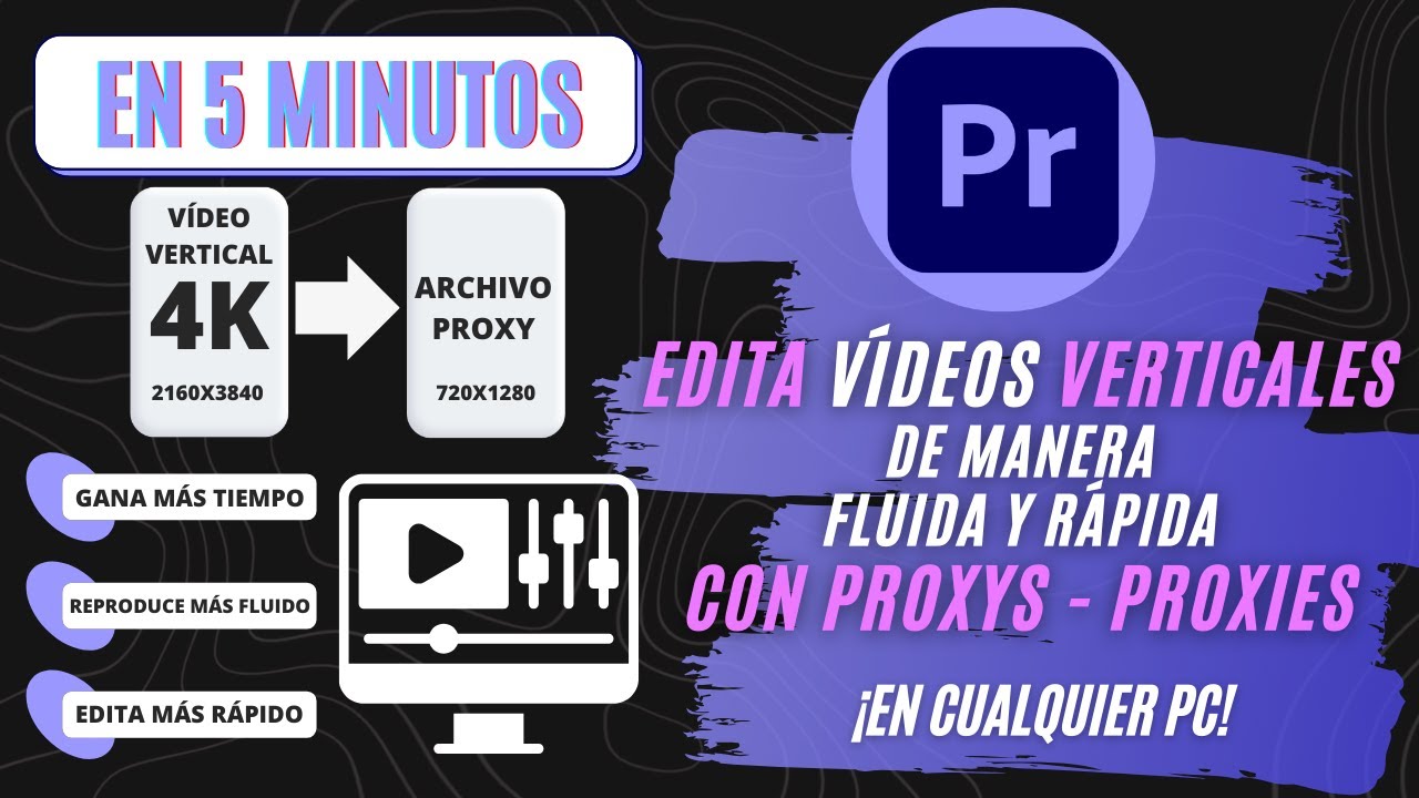 Cómo hacer PROXY - PROXYS para vídeos VERTICALES | Adobe Premiere Pro Tutorial