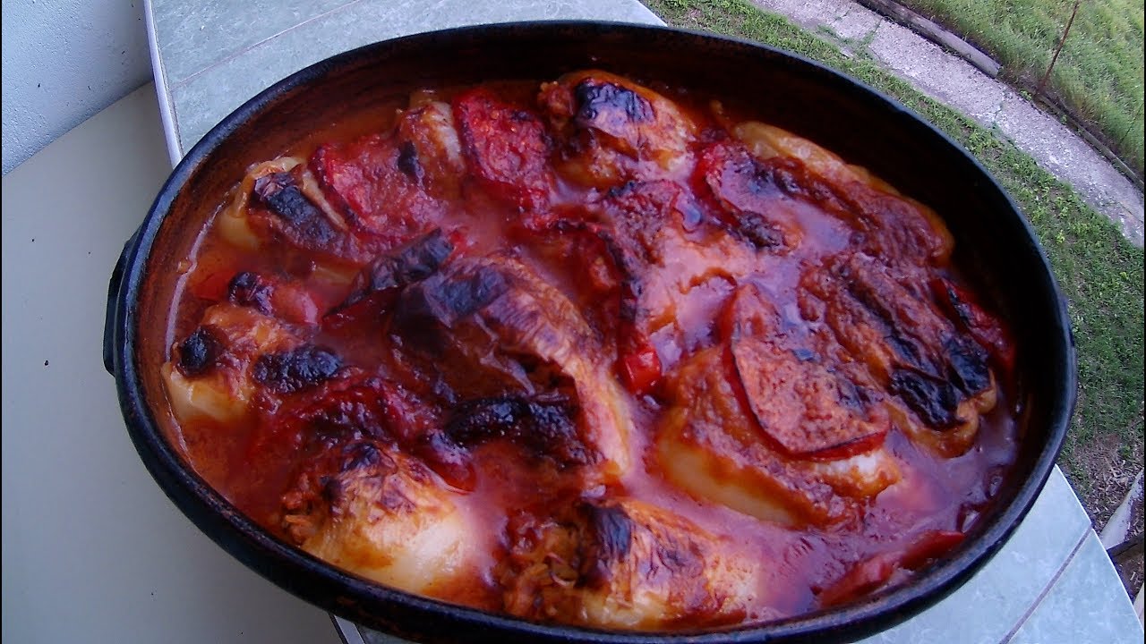 Kafanska punjena paprika iz rerne/brzo a preukusno.