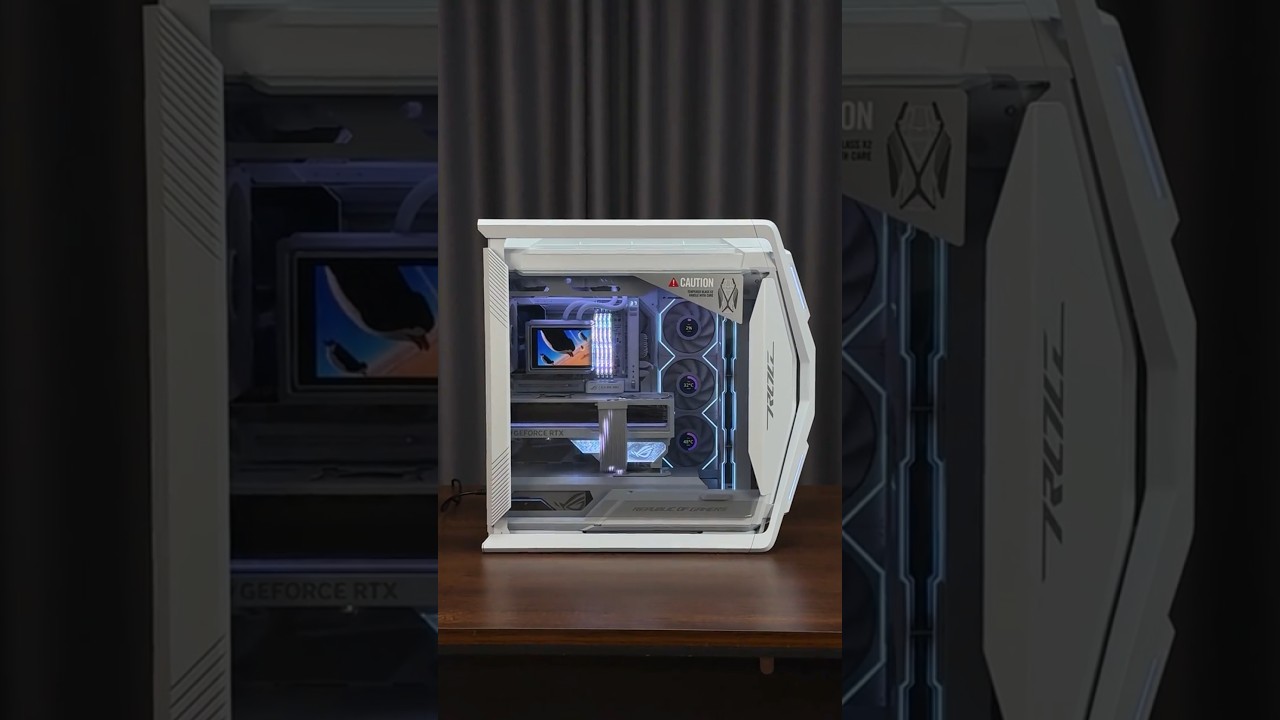 ROG FASTEST X870E GLACIAL GAMING PC Build 2026! AMD R9 9950X3D + RTX 5090😱 #gamingpc #pcbuild #amd