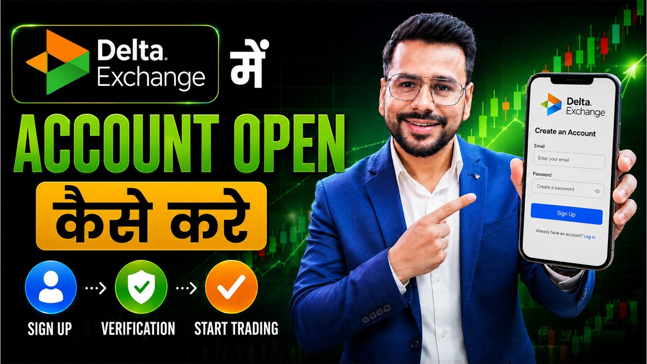 Delta Exchange India Account Opening Process FULL GUIDE | Crypto Trading App | Trading for Beginners