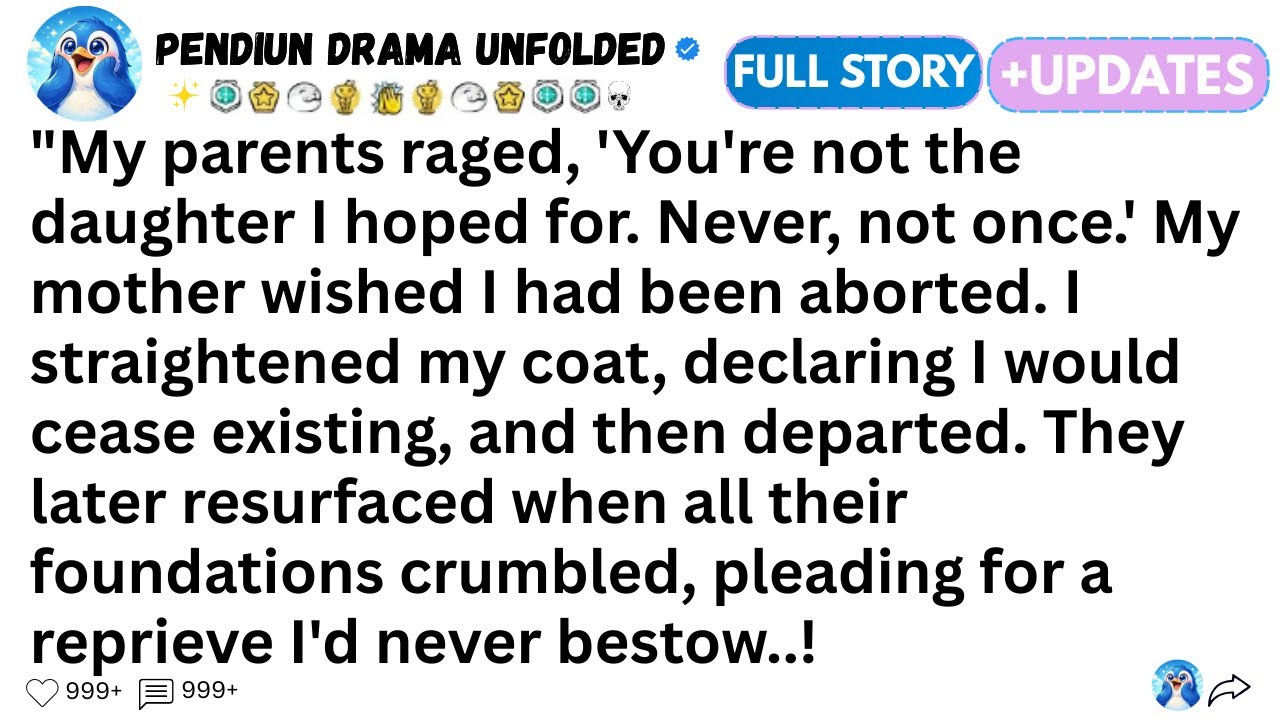 [FULL STORY] My parents raged, 'You're not the daughter I hoped for. Never, not ..!