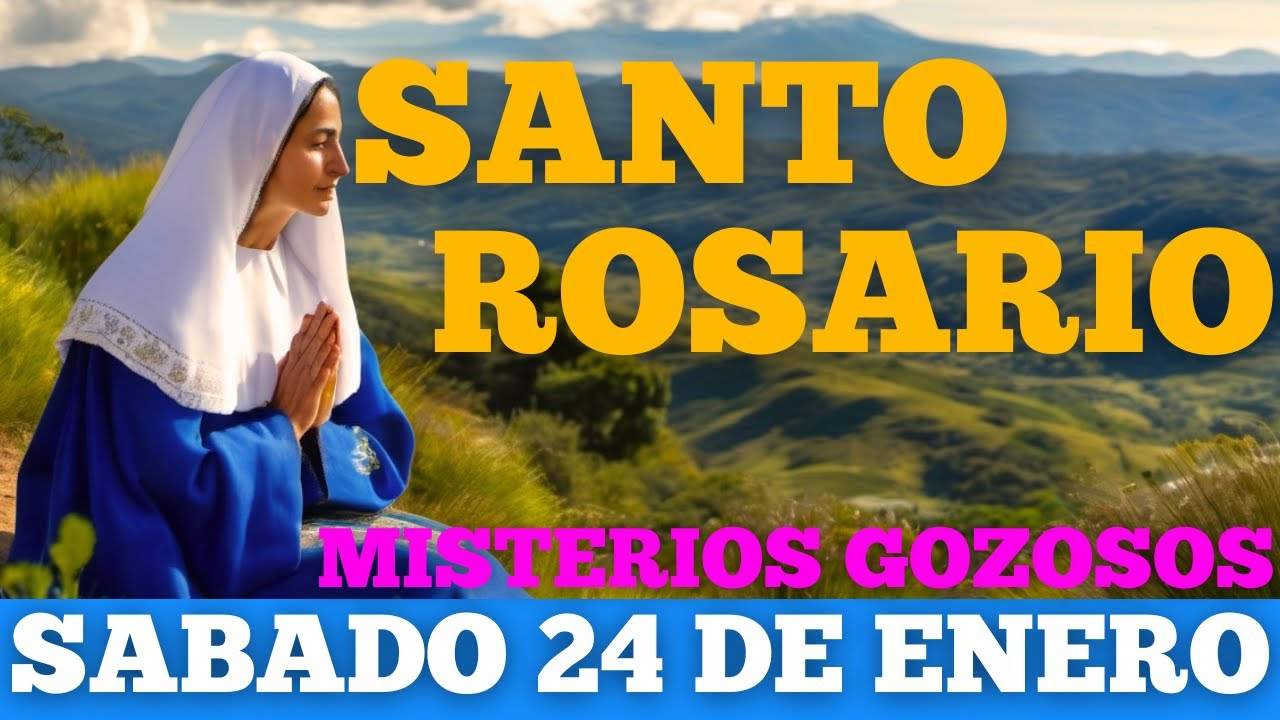 SANTO ROSARIO CORTO DE HOY (SABADO 24 DE ENERO DE 2026) | ORACION DE HOY | ORACIONES CATÓLICAS