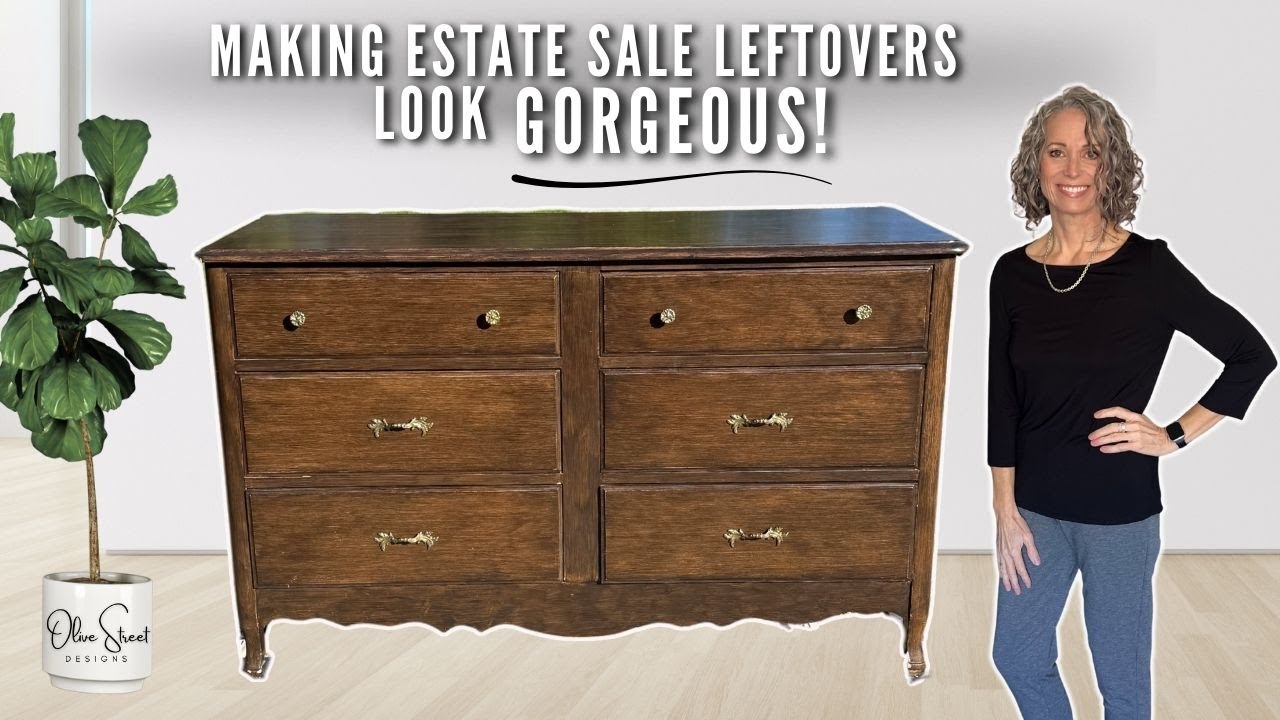 Estate Sale Leftover Becomes a Princess-Worthy French Provincial Dresser