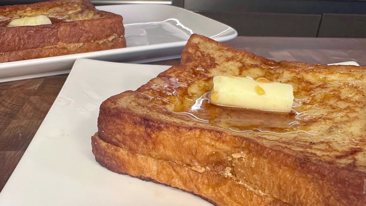 Super Delicious and Easy To Make Peanut Butter French Toast - Simple & Delicious!