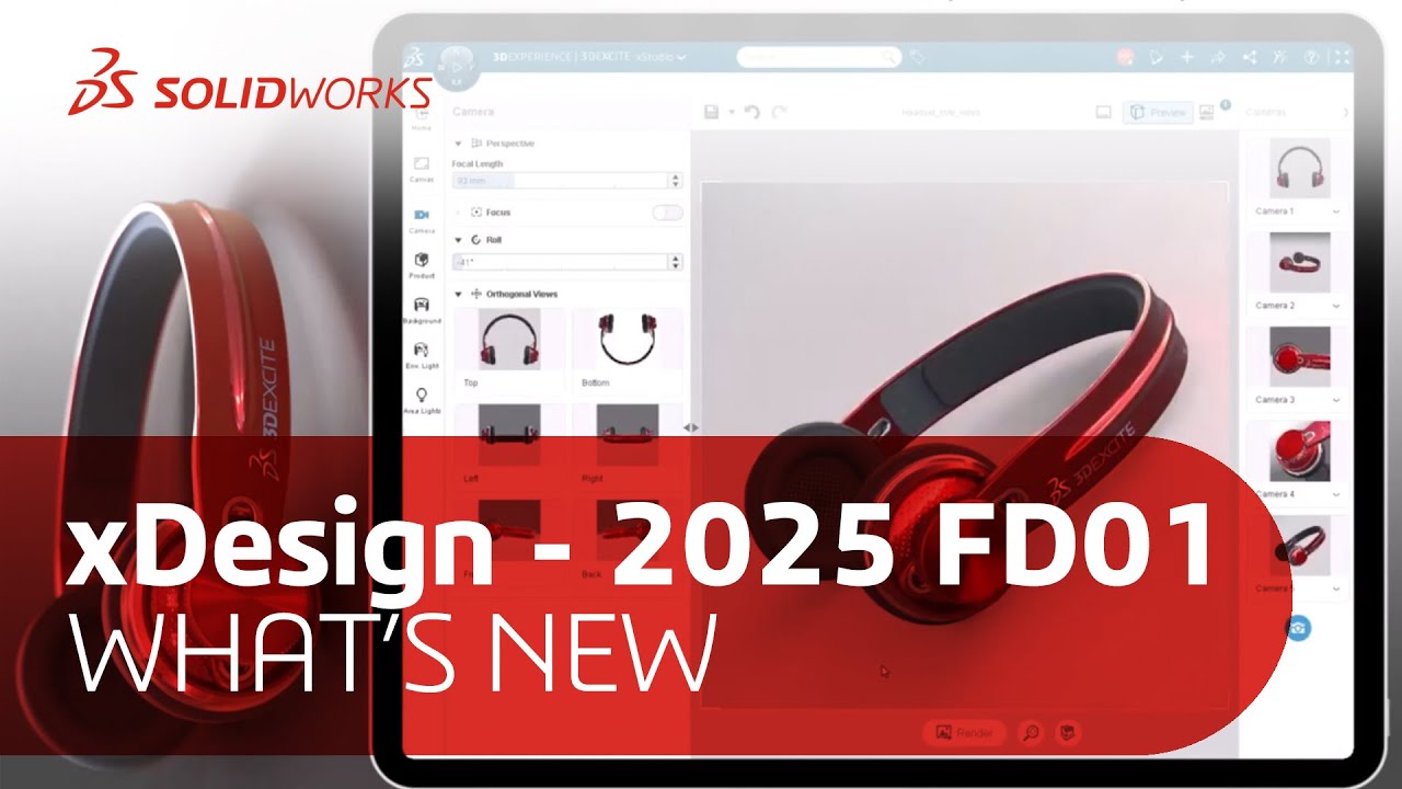 What's New in SOLIDWORKS xDesign 2025 FD01