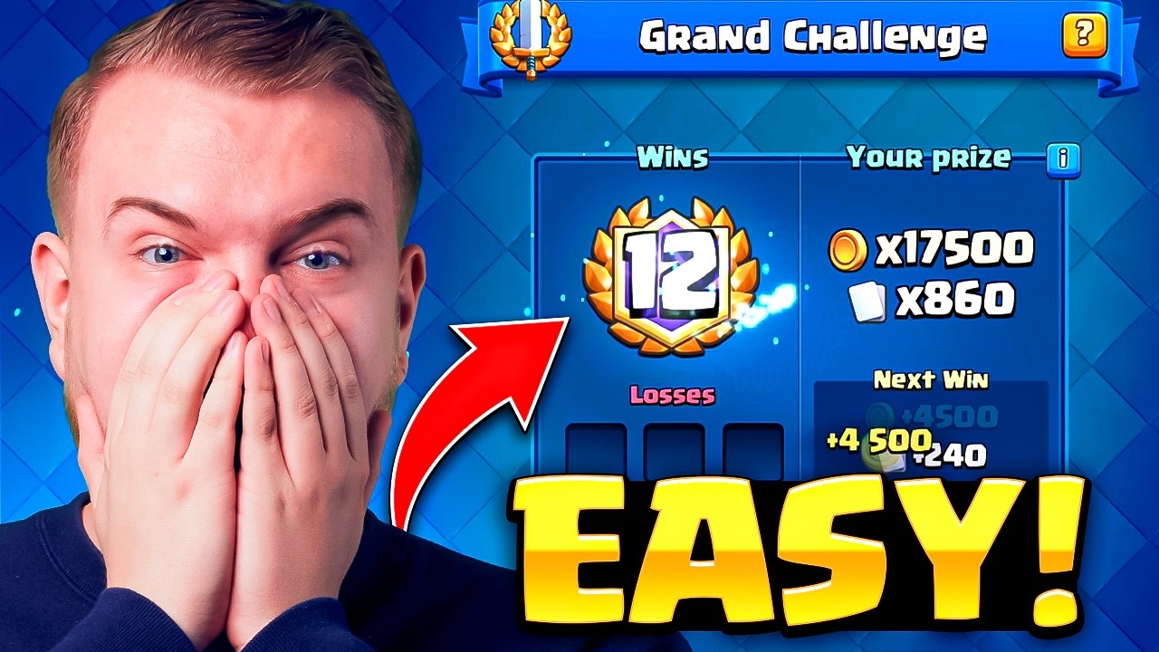 HOW TO WIN YOUR FIRST GRAND CHALLENGE IN CLASH ROYALE