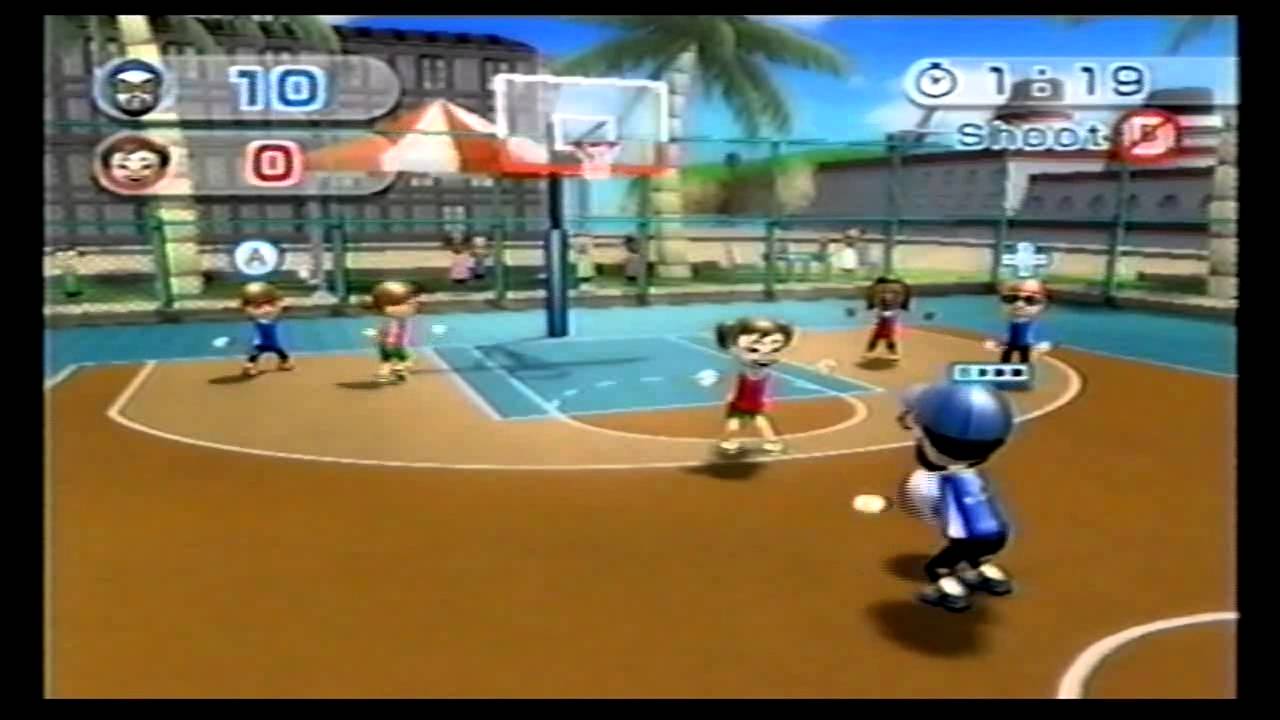 Wii Sports Resort Basketball vs. Midori @ Level 2500 [ 24-5 ]