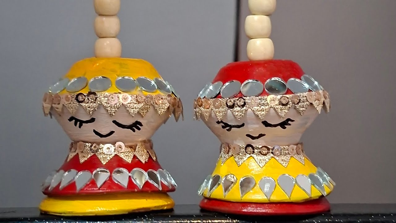 Old Reuse Diya idea | बेकार दीये का प्रयोग | DIY diya doll hanging | बेकार दिया से बनाई hanging | 