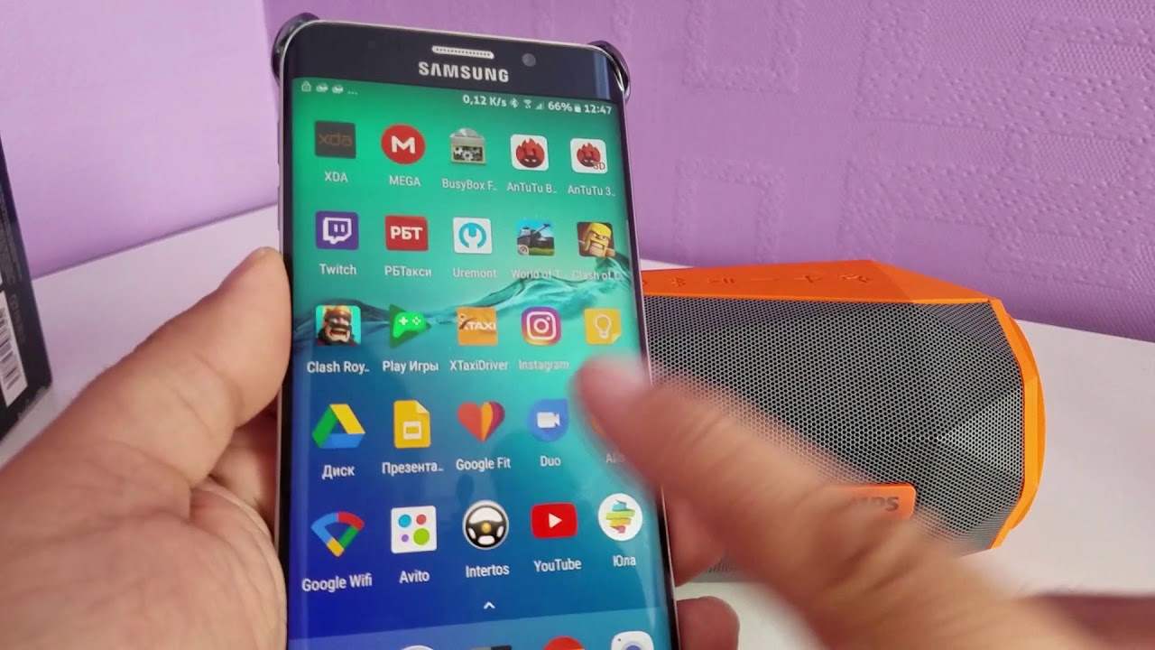 Первый взгляд на портативную колонку philips shoqbox sb500m