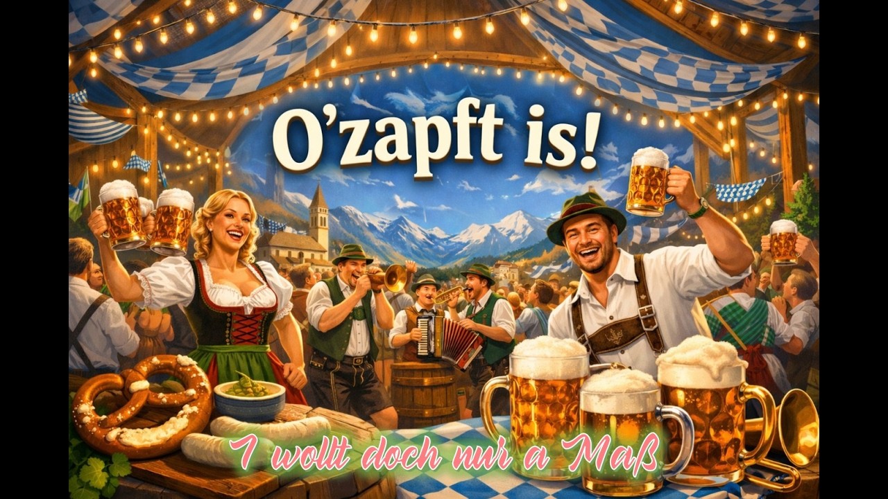 I wollt doch nur a Maß– Polka Oktoberfest Lied 2026 | Festzelt Hit