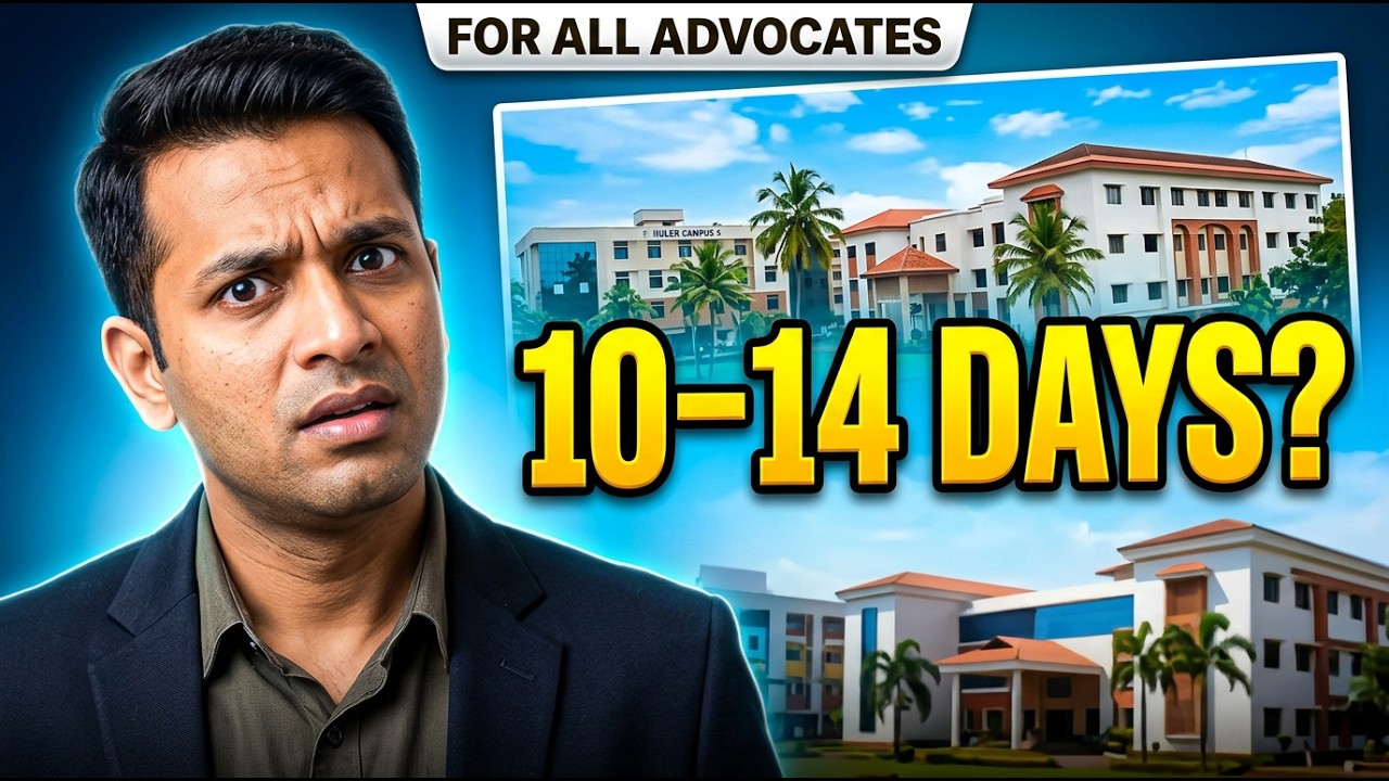 Advocates  के लिए 10&ndash;14 दिन की Goa Training? BCI का बड़ा ऐलान Explained #bci