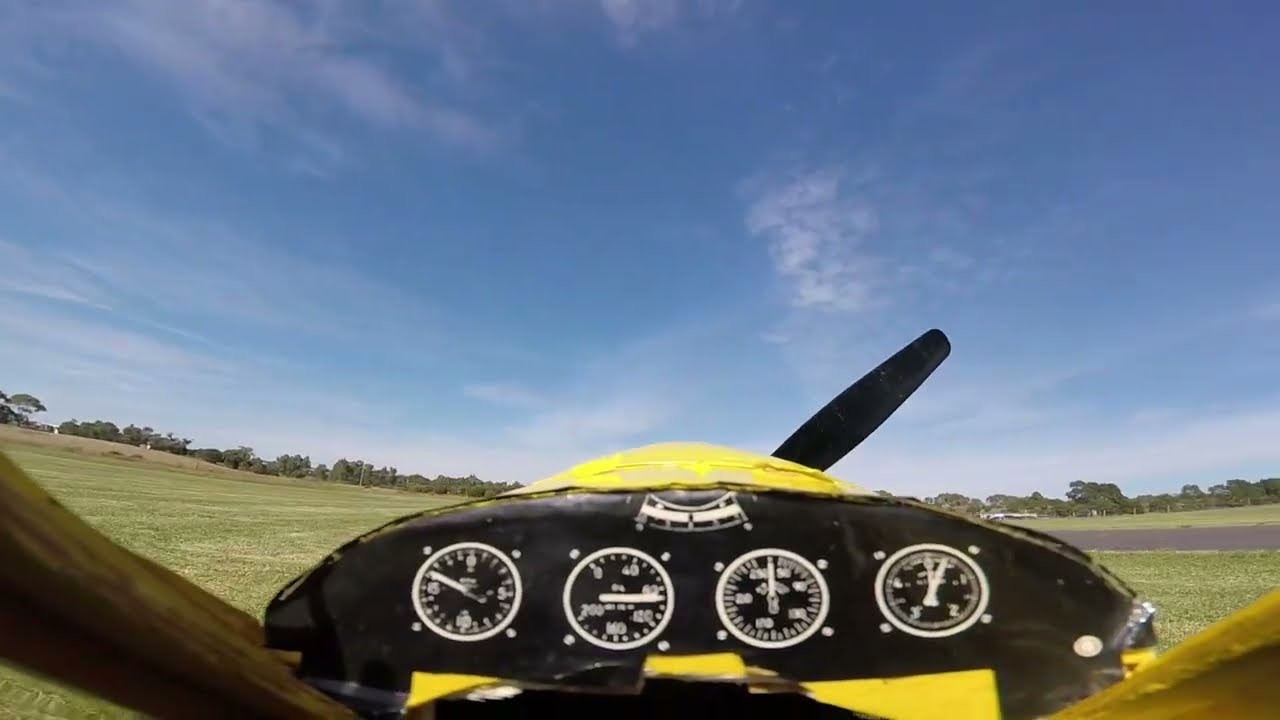 RC J3 Cub FPV pilots seat: Flight Fourteen