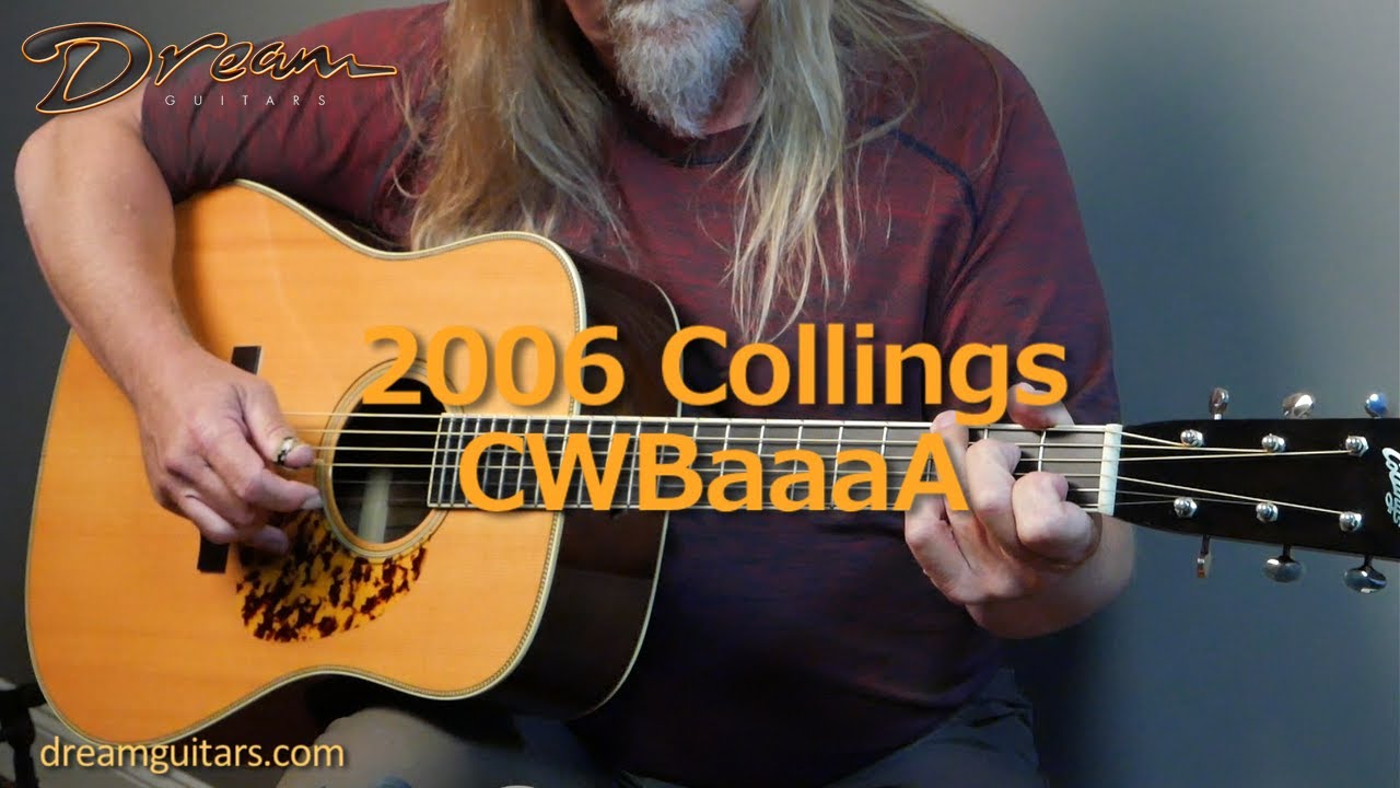 2006 Collings CWBaaaA, Brazilian Rosewood & Adirondack Spruce