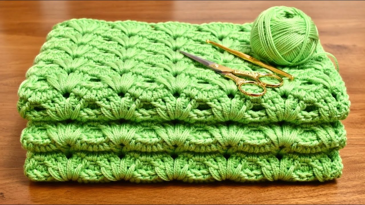 NEW!👌Super Easy Crochet Baby Blanket Pattern for Beginners (Step by Step)
