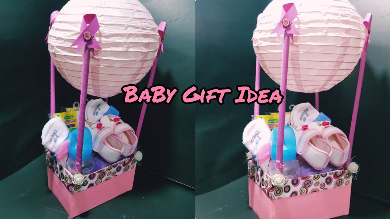 Baby Gift Idea | DIA Gifts Packing idea for Baby Girl | Gifts for Babies| Hot Air Balloon Gift idea