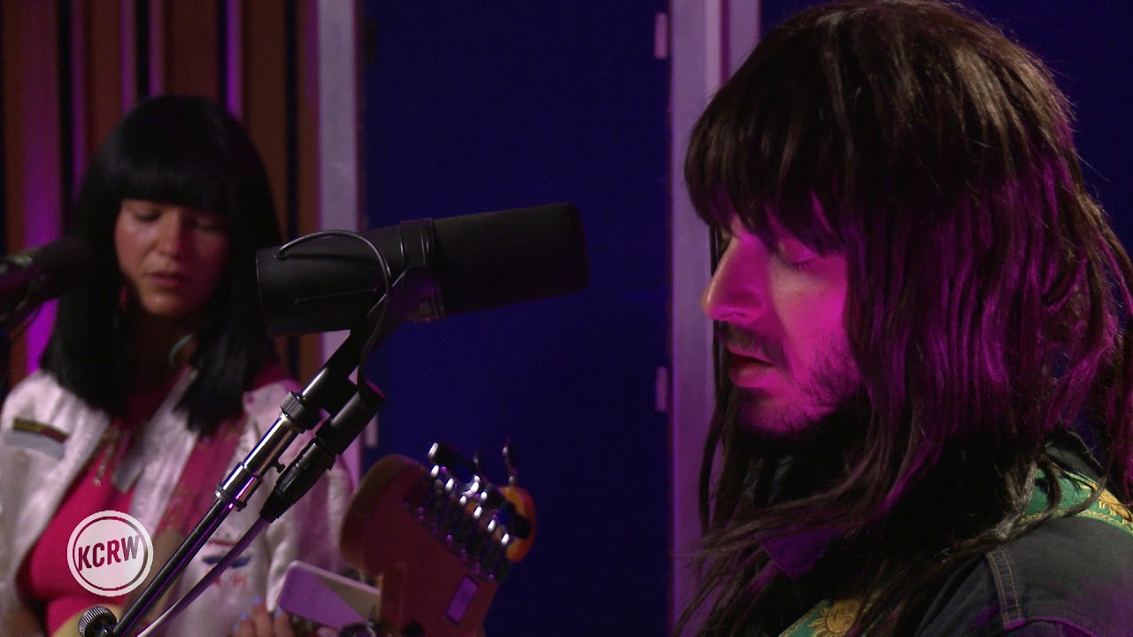 Khruangbin performing 